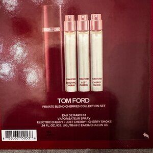 Tom Ford Private Blend Cherry Fragrances Travel Spray Gift Set & Atomizer